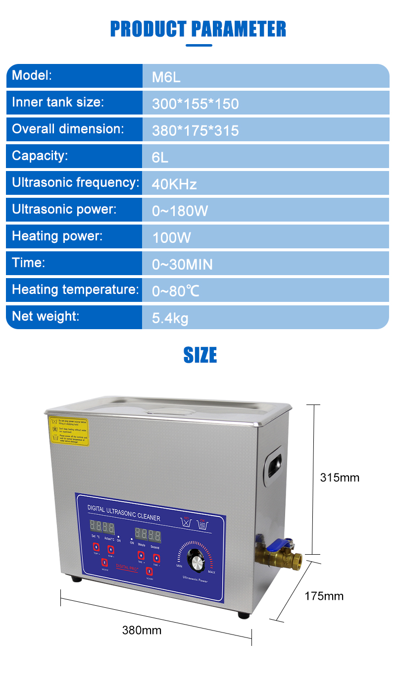 OEM Industrial Sonic Cleaner Auto Metal Ultrasonic Cleaner Washing Machine
