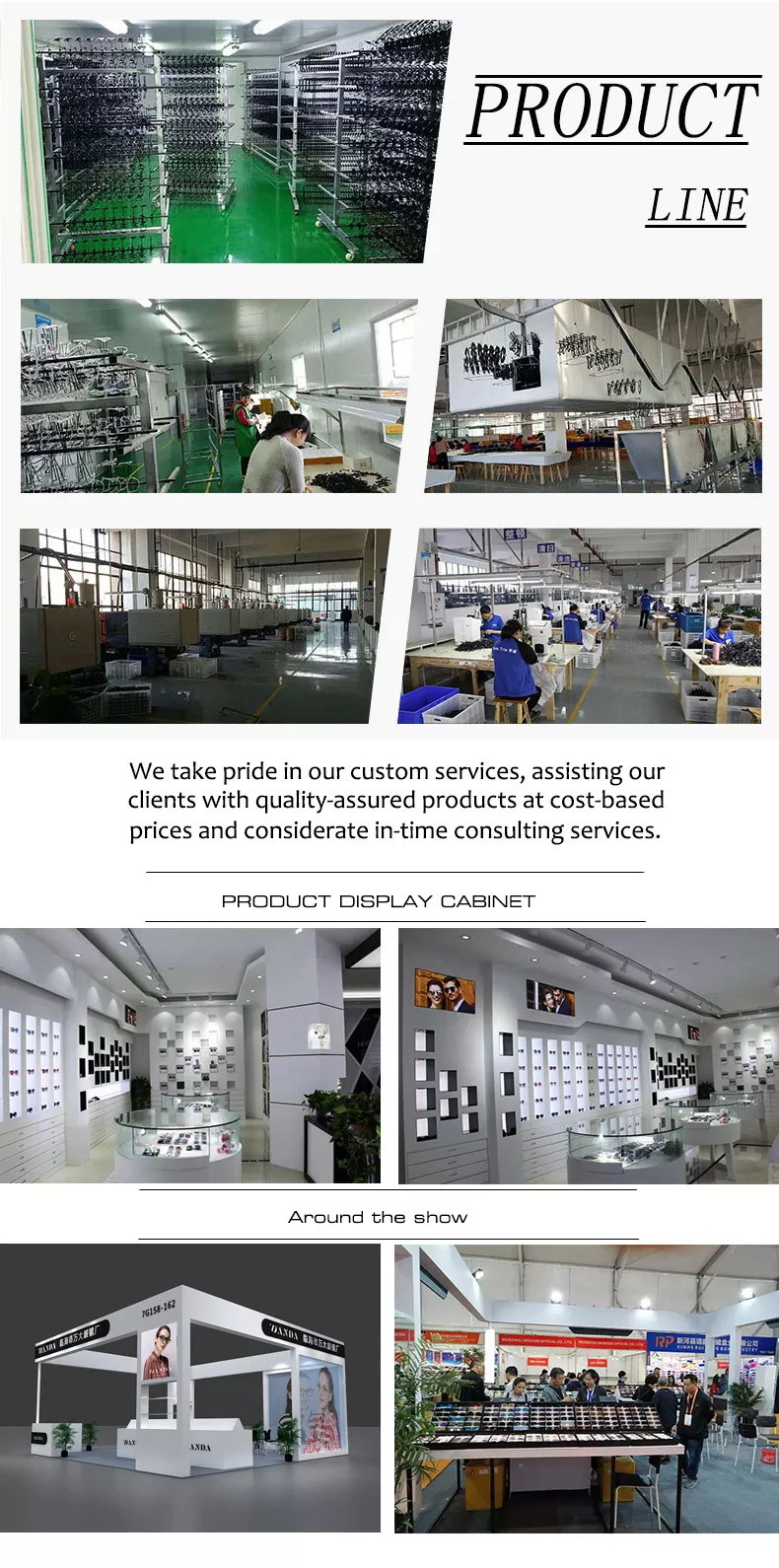 Acetate Titanium Ultra Light Glasses CE Metal Box Clear Lens