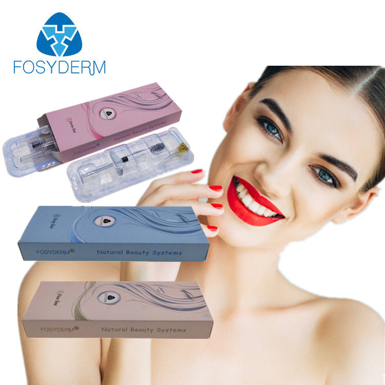 2ml Derm Hyaluronic Acid Filler Lidocaine , Lip Injections Fullness HA Gel With Lidocaine