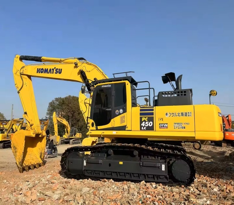 43760kg Used Komatsu Excavator Engine model Komatsu SA6D125E-2 Second Hand Digger PC450LC-6