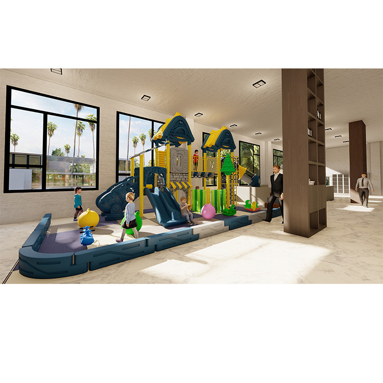 Large Galvanized Steel Anti Crack Outdoor Plastic Slide Amusement Park
