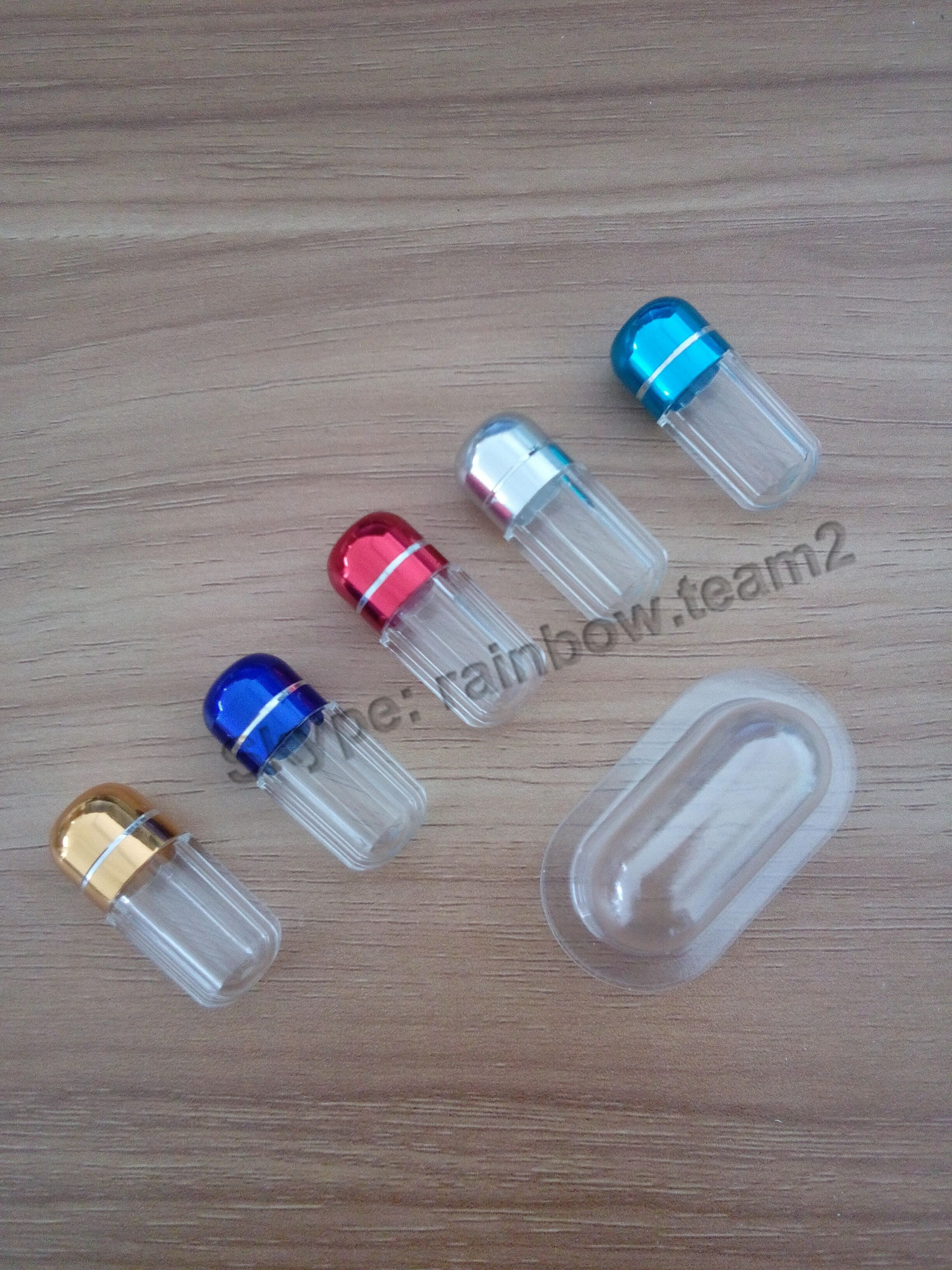 Capsule Blister And Sex Pills Small Plastic Pill Containers , Capsule Shape