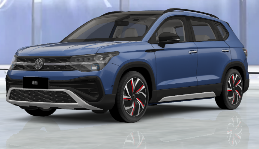 200-300Nm 2024 VW Tharu 300TSI Large SUV Intellectual Drive Large Fuel Compacity