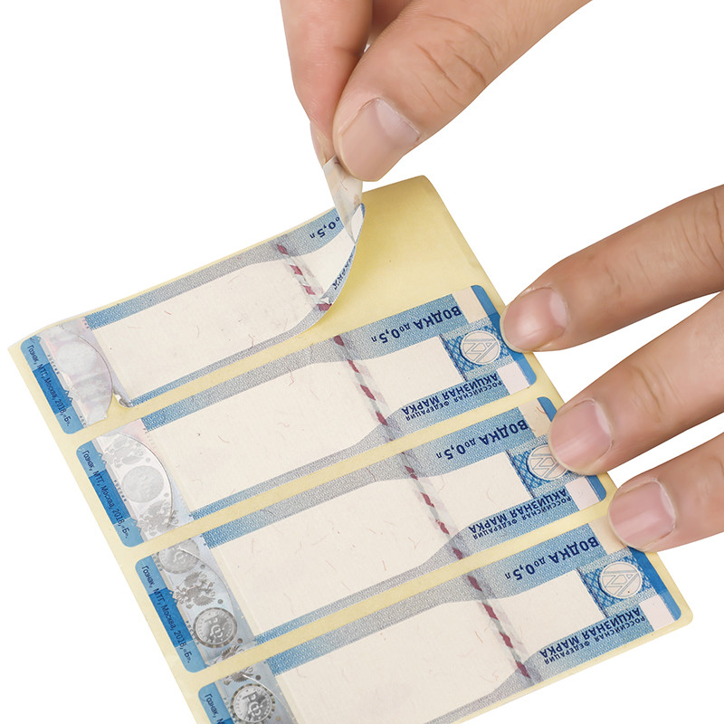 Waterproof Self Adhesive Sticker Paper Label Anti Counterfeiting ROHS