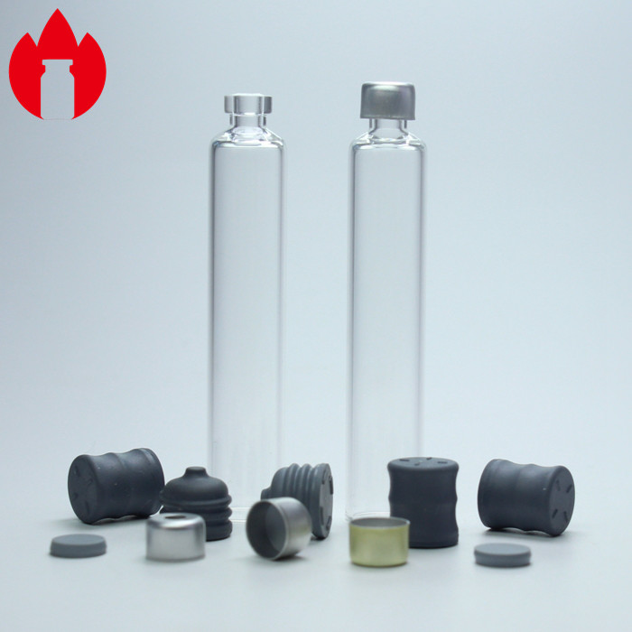 Clear Neutral Borosilicate Glass Cartridges 3ml Capacity For Medical Use