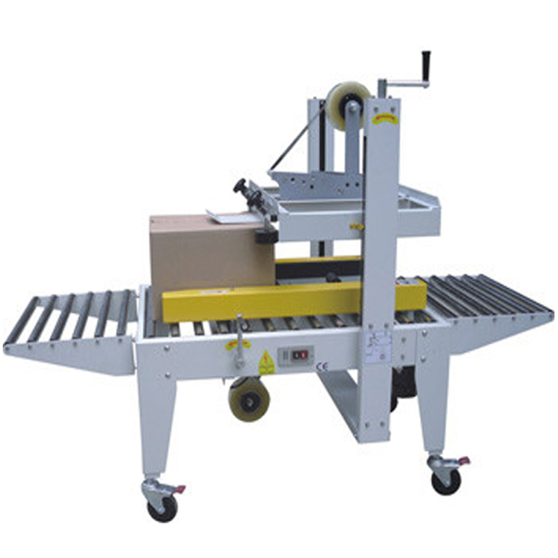 CE ISO semi automatic case sealer Folding Lid carton taping machine