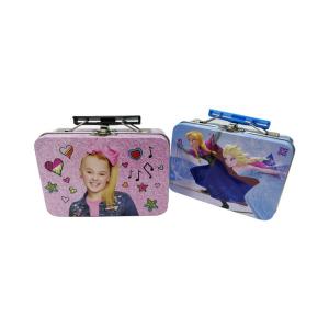 China Customized Offset Printing Tin Lunch Boxes gift tin box Lovely Kid printed on sale