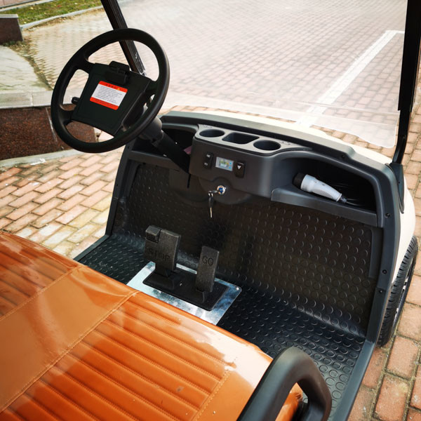 40 Mph EV Zone Golf Cart Vehicle 2-4 Passengers Power Steering