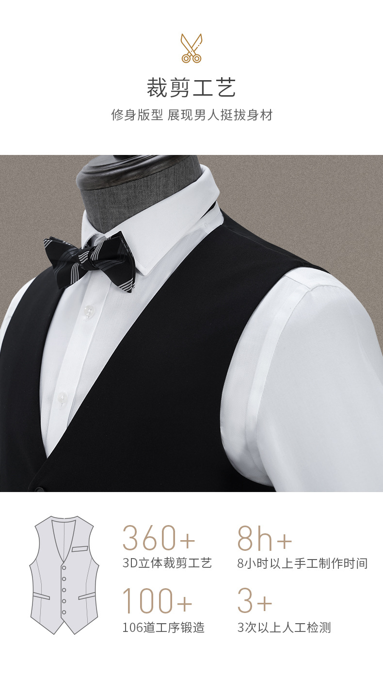 Custom Waistcoat Men Formal Suit Vest Polyester Solid Chalecos Hombre Casual Flax Vest