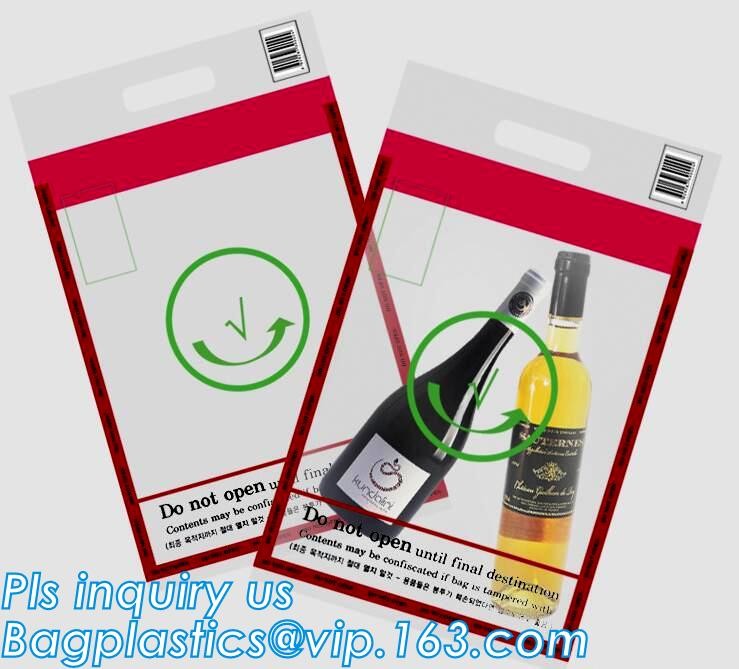 Coin Bank Safety Deposit Security Bag / Evident Proof Plastic Coin Security Sealing Bag