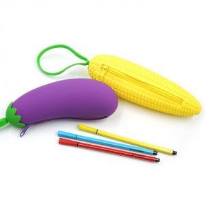 Buy cheap Silicone Fruit Pencil Bag，Corn shaped children