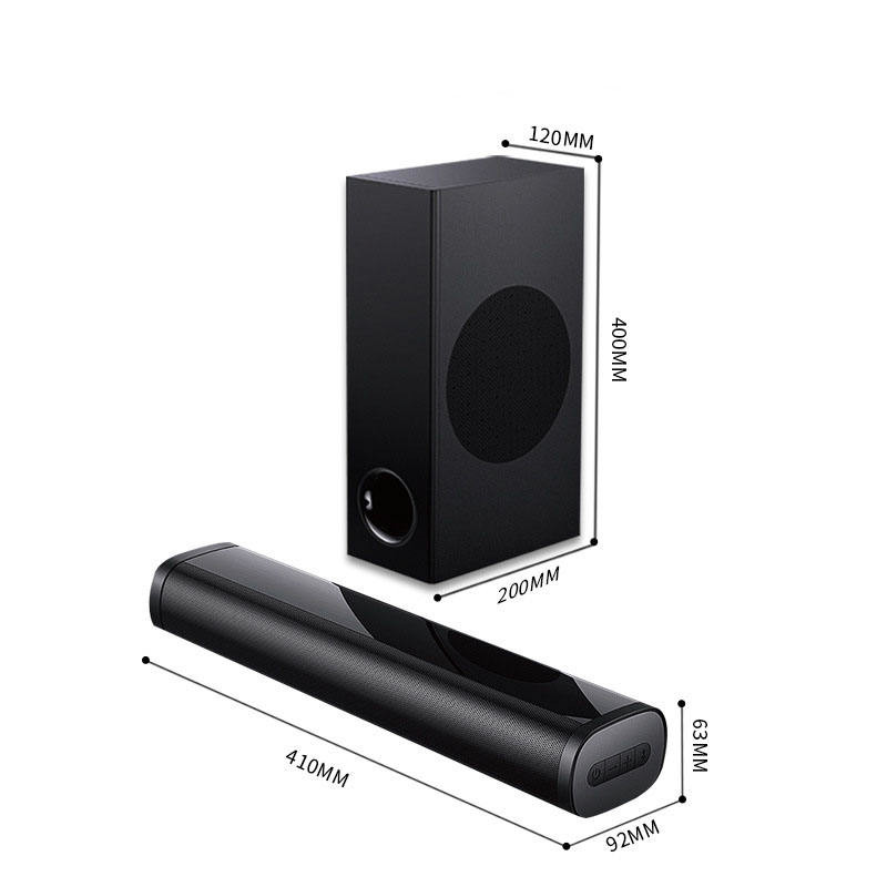 2.1'' Bluetooth TV Soundbar Home Theatre System Wireless Sound Bar Soundbar For Tv