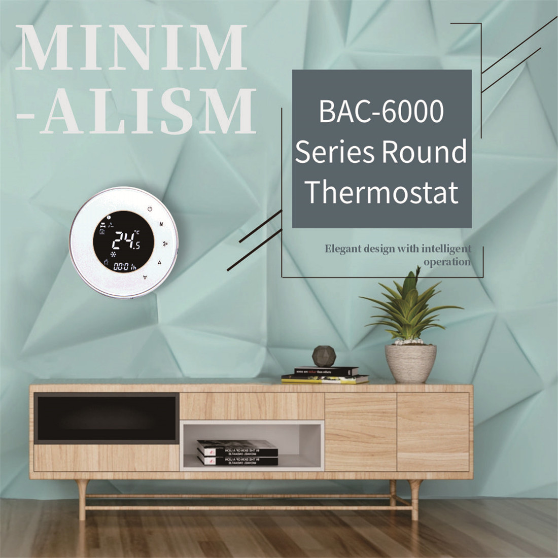 tuya wifi air conditioner thermostat smart switch digital programmable indoor temperature adjustment fan coil controller