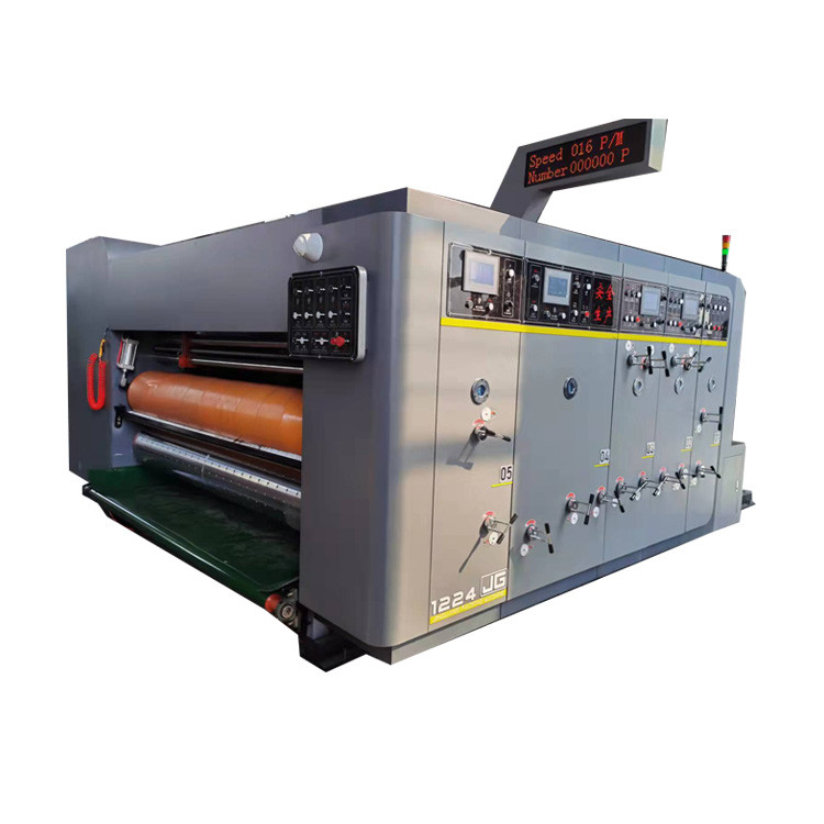 Auto 300mm Corrugated Box Die Cutting Machine Carton Printer Grooving Rotary