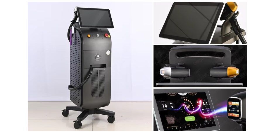Permanent Hair Removal Laser Ultra-thin 4k Screen 808nm Diode Laser Hair Removal Titanium Laser