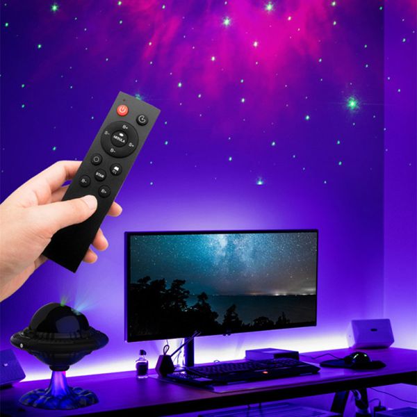 Birthday Gift Ufo Star Projector PL 12 Galaxy Projector Remote Control