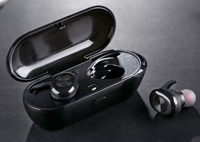 ABS True Best Noise Cancelling Earbuds / IPX7 Waterproof Bluetooth Stereo Earphone