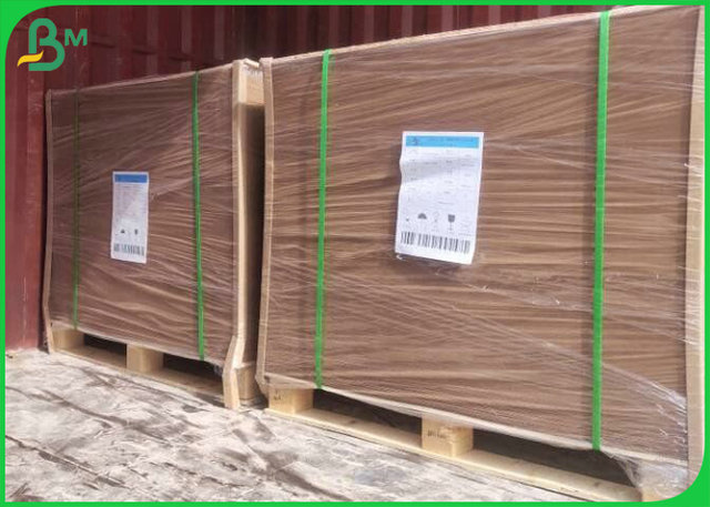 1100mm Brown Chocolate Wrapping Craft Paper 50gsm Food Grade Certified In Rolls