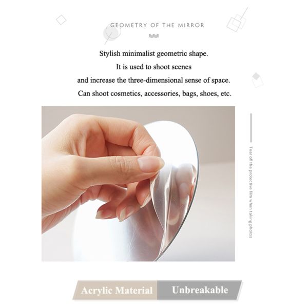 Hexagonal Mirrored Plexiglass 4 X 8 Acrylic Mirror Sheet For Wall