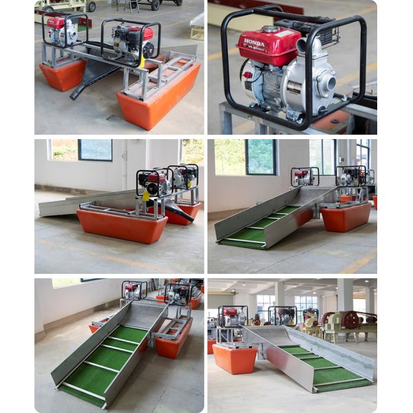 5 Inch Mini Dredger 5.0 m Dredging Depth for High Efficiency Gold Mining