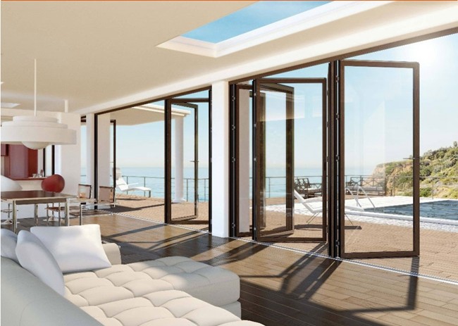 aluminum bi folding patio doors,bi-folding exterior doors,glass bi-folding doors