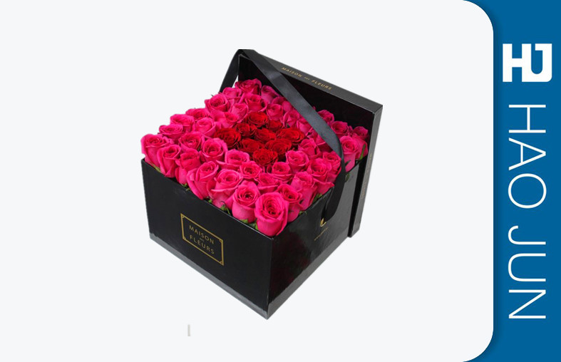 2017 Heartshaped Beautiful Paper Gift Box Cardboard Flower Boxes With Pvc Window