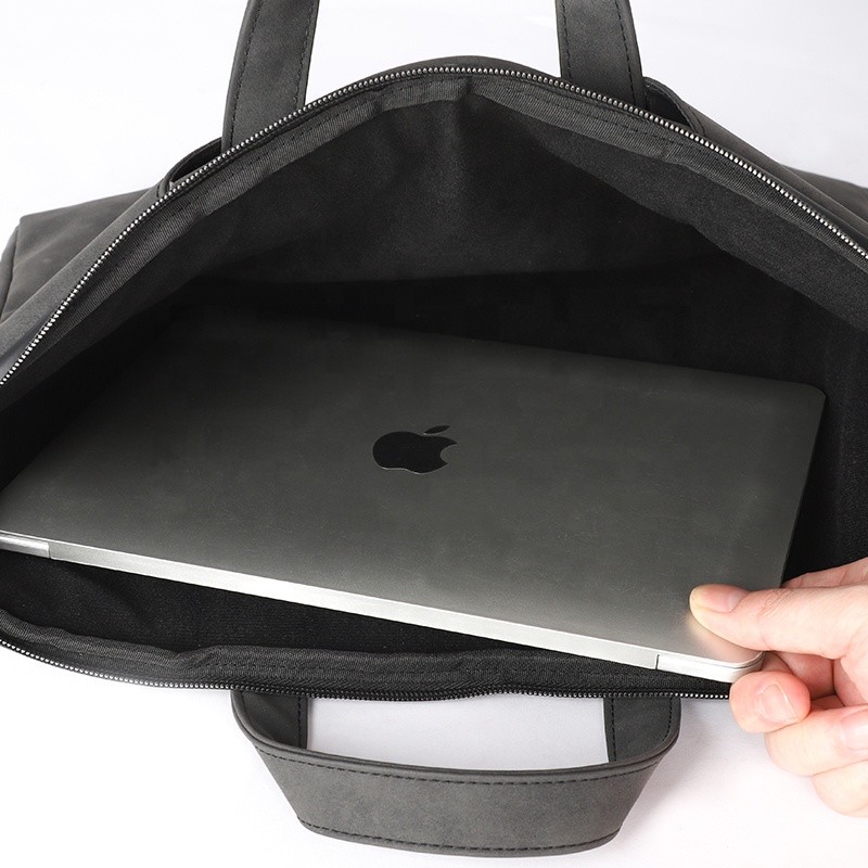 Hot Selling New Product Ideas High Quality PU Business Leather Laptop Messenger Laptop Bags Briefcase