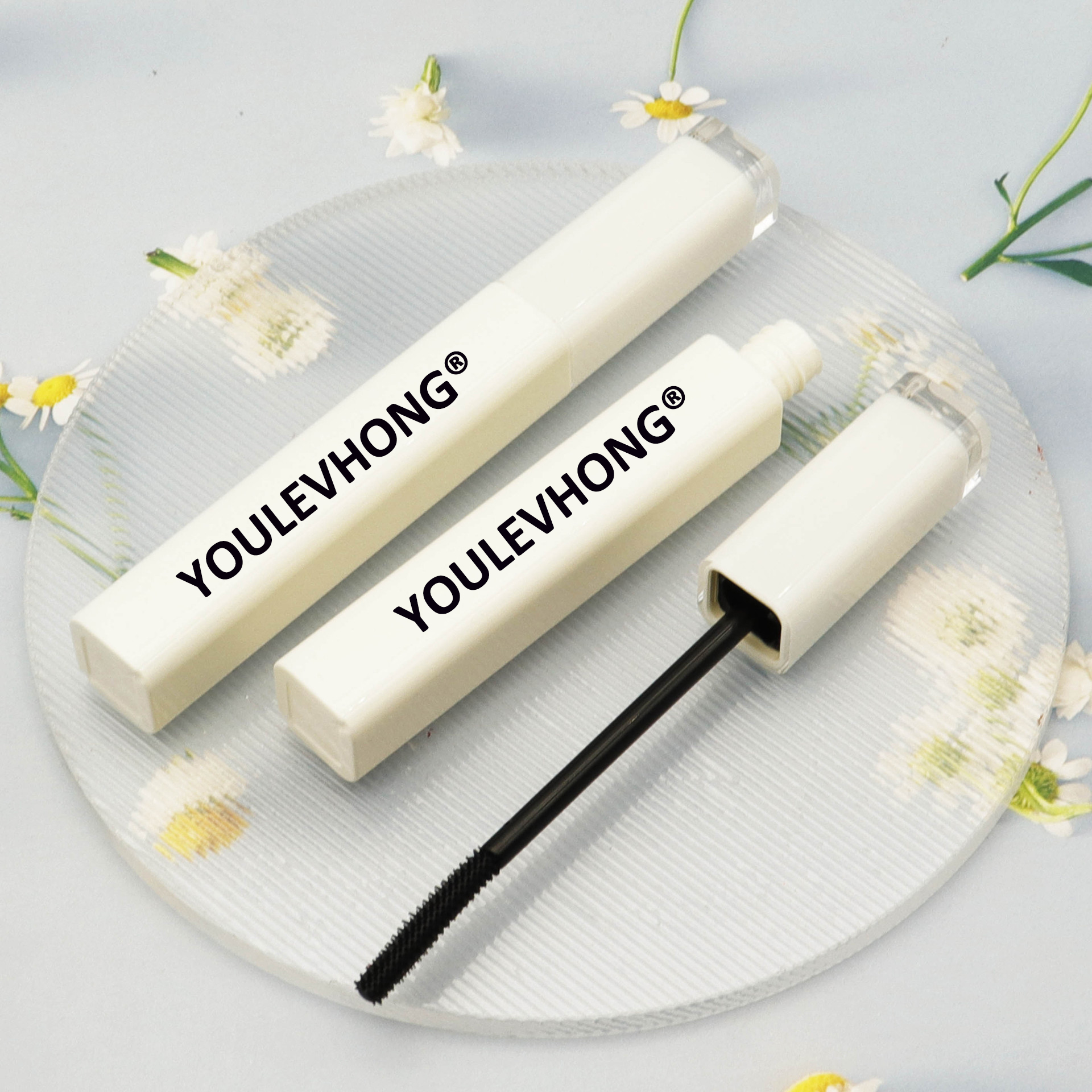 Sealant 2 In 1 Telescopic Mascara Waterproof Long Lasting Eyelash Extensions Mascara Customized