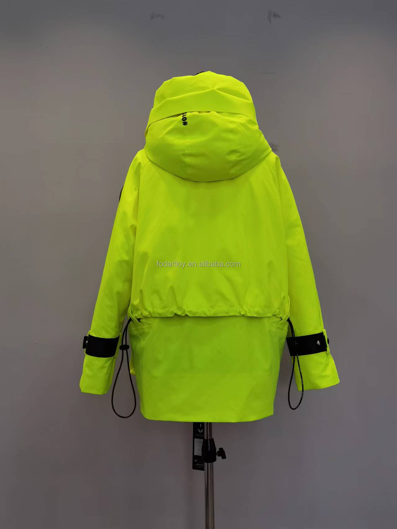 FODARLLOY 2022 new winter plus size warm women's coat long hooded cotton-padded clothes women shiny fashion yellow