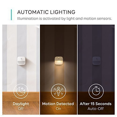 Battery-Powered Motion-Sensing LED Stick-Anywhere Nightlight