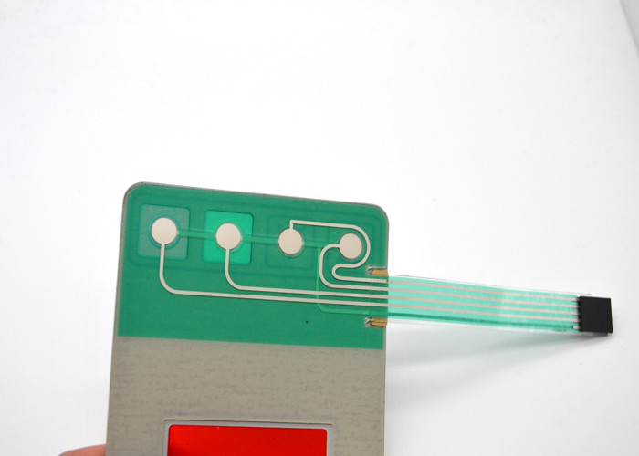 Flat PET Membrane Switch With Transparent Window For Telecommunication Equipment