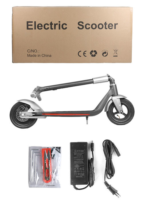TM-MK-D02 Balance 10 Inch Electric Scooter , Aluminum Alloy Folding Scooter For Adults