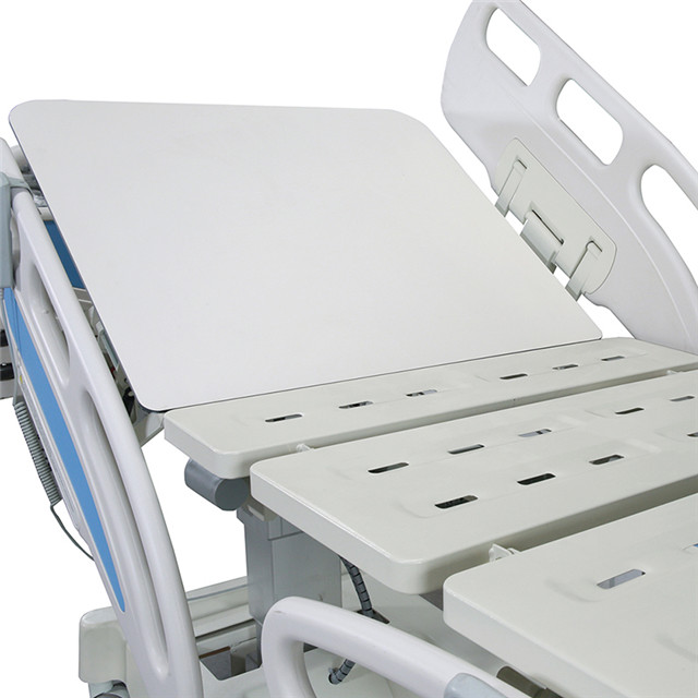 Multifunctional Electric Height Adjustable Bed Hospital ICU Bed With IV Pole