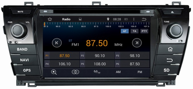 Ouchuangbo Car GPS Navigation DVD Stereo System for Toyota Corolla 2014 3G Wifi Android 4.4 Multimedia Player OCB-7019D