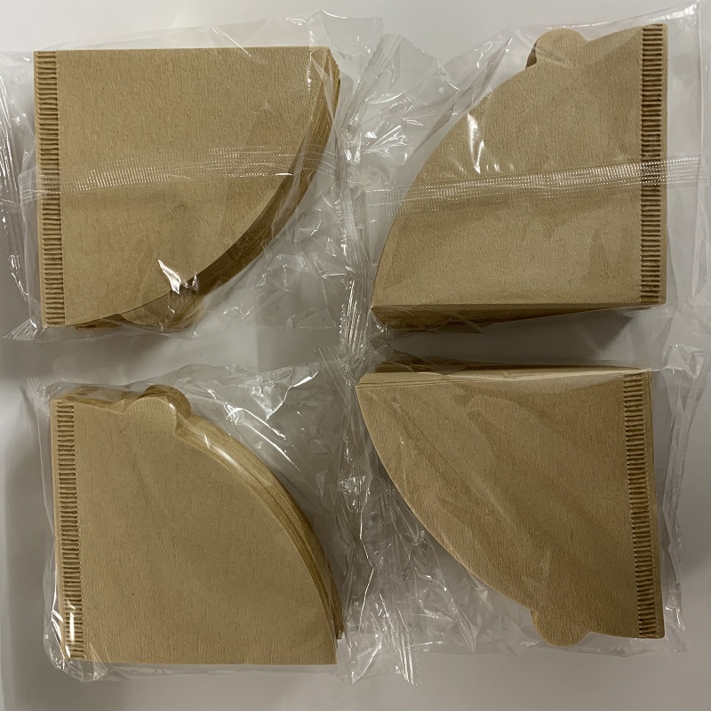 Unbleached V60 Coffee Filter Papers Size 01 100 Count Natural Wood Pulp