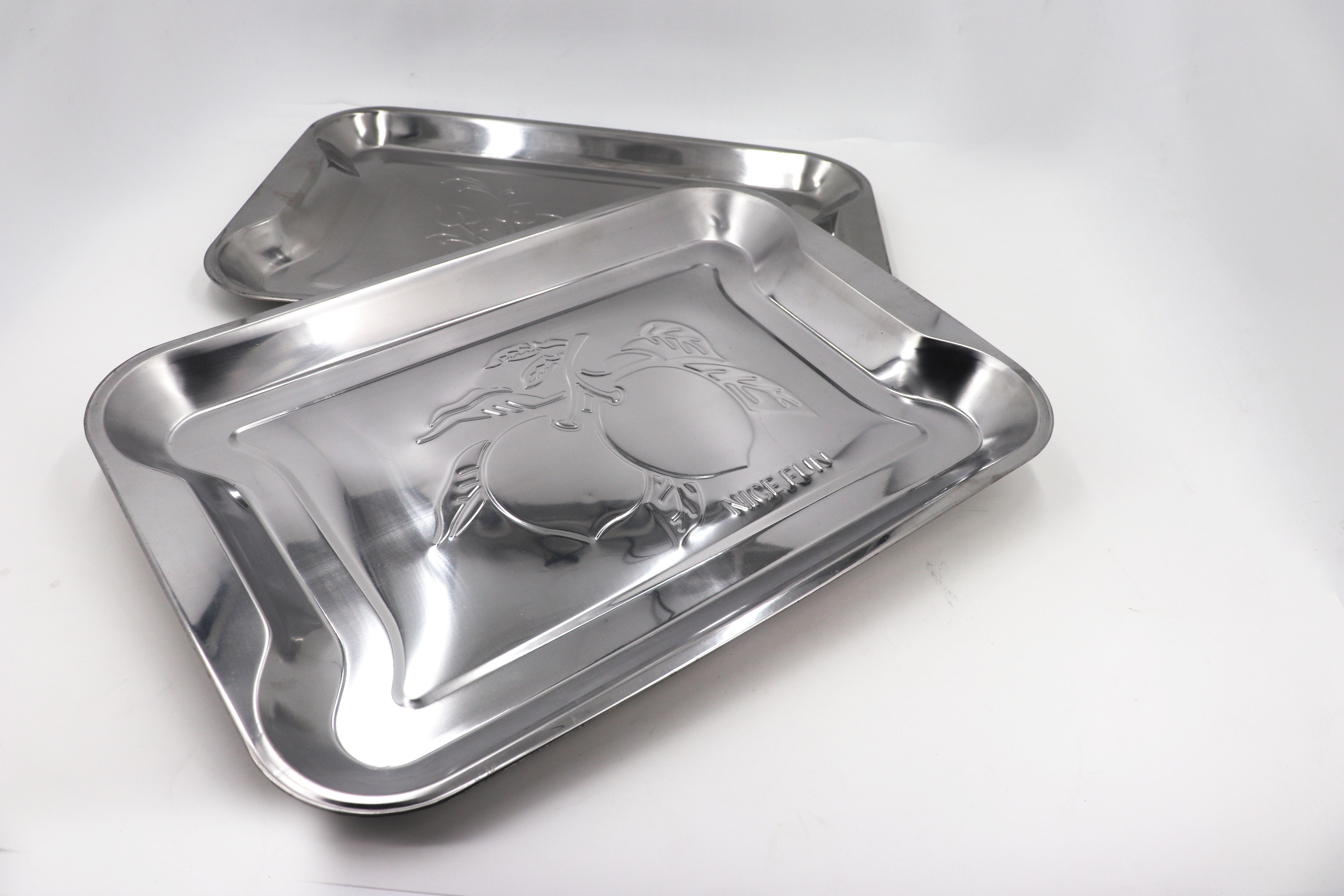 2019 hot square sliver tray &50*35cm stainless steel tray & 48cm round tray hot sales in Africa market
