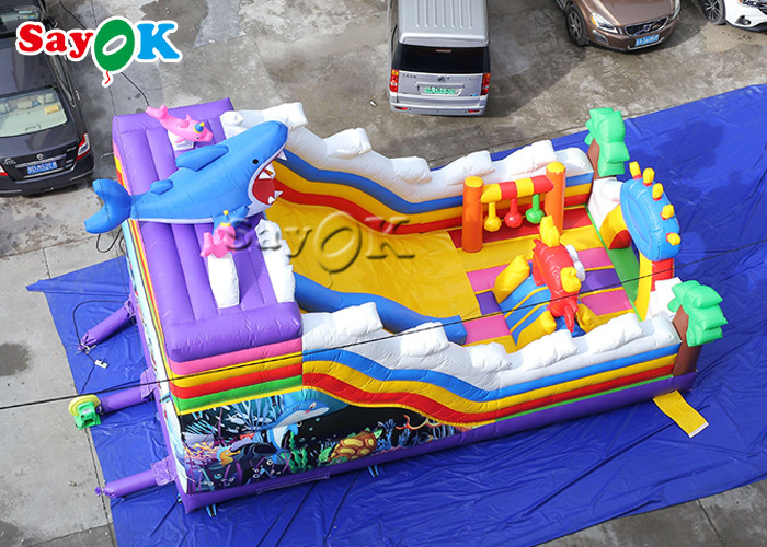 Inflatable Bouncy Slide Commercial Jumbo Inflatable Jumper Slide Combo For Children