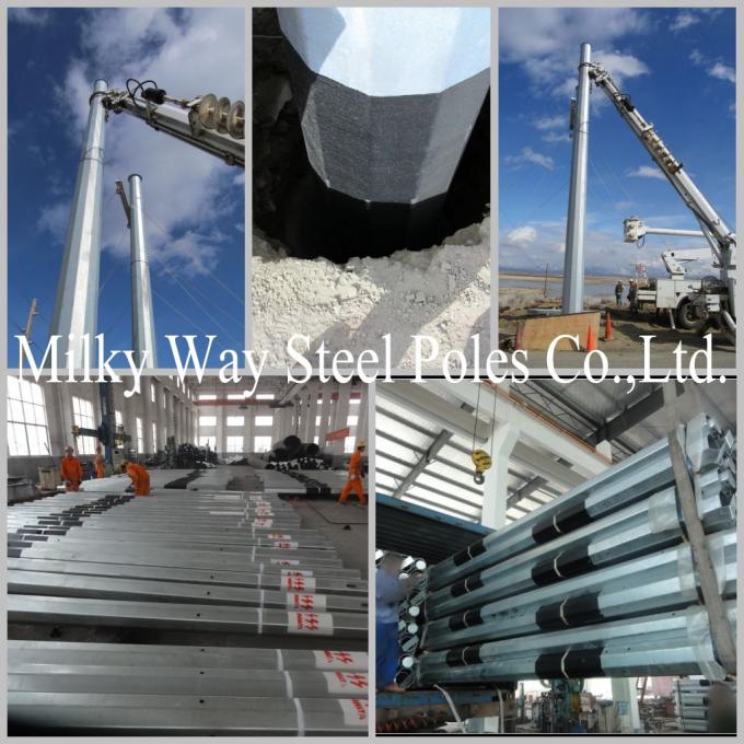 8m 9m 11m 12m Custom Steel Power Pole The Perfect Fit for Your Power Transmission Needs