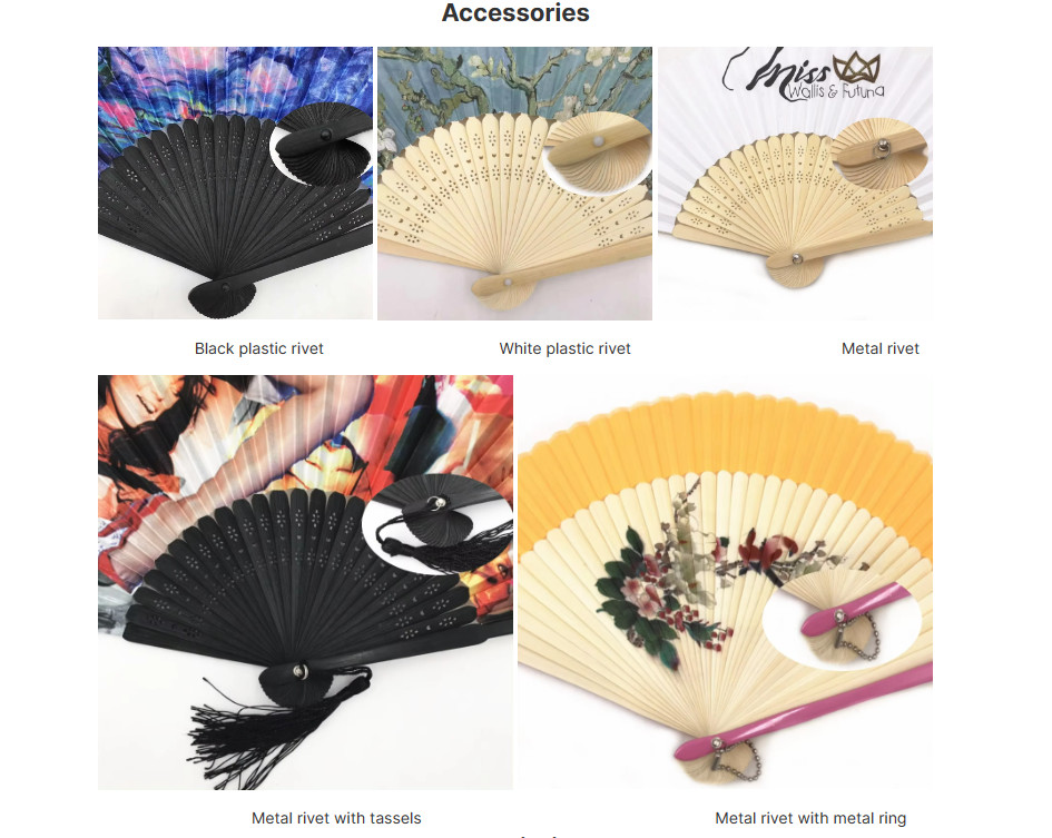 BSBH Chinese Craft Hand Fan Festival Gifts Custom Logo Bamboo Folding Hand Fans