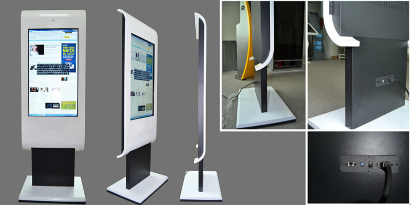21.5 Inch Free Standing Kiosk For Students Check In In School