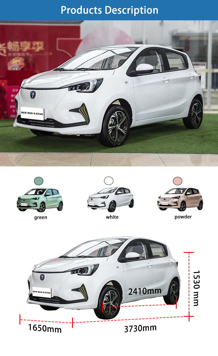 4wd Changan Used Car 5 Seater Mini Car Vehicles Pure New Energy
