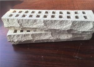 China Special Mountain Shape White Perforated Clay Bricks High Strength For Long Life on sale