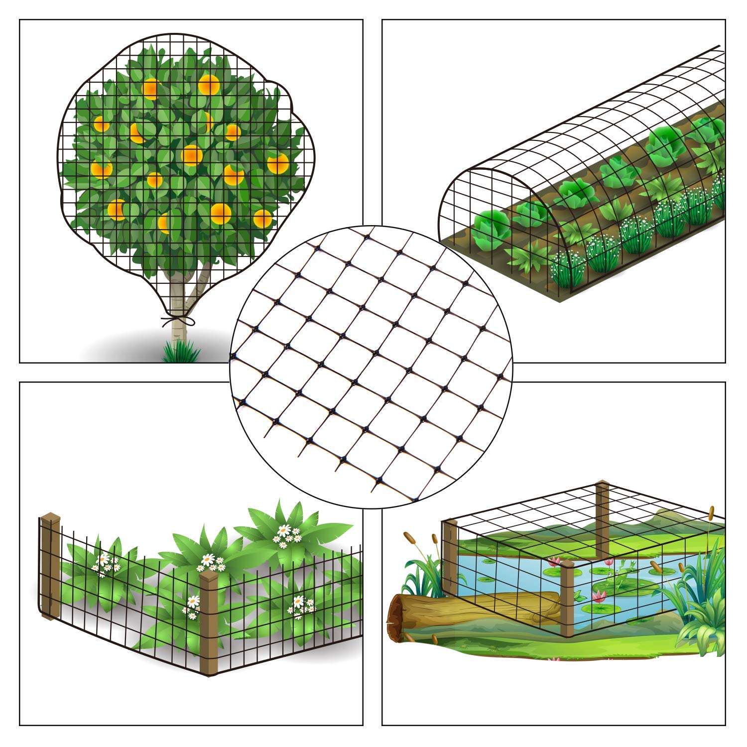 PP/HDPE 13gsm Anti Bird Netting for Crop and Fruit Trees Protection Farming Shielding