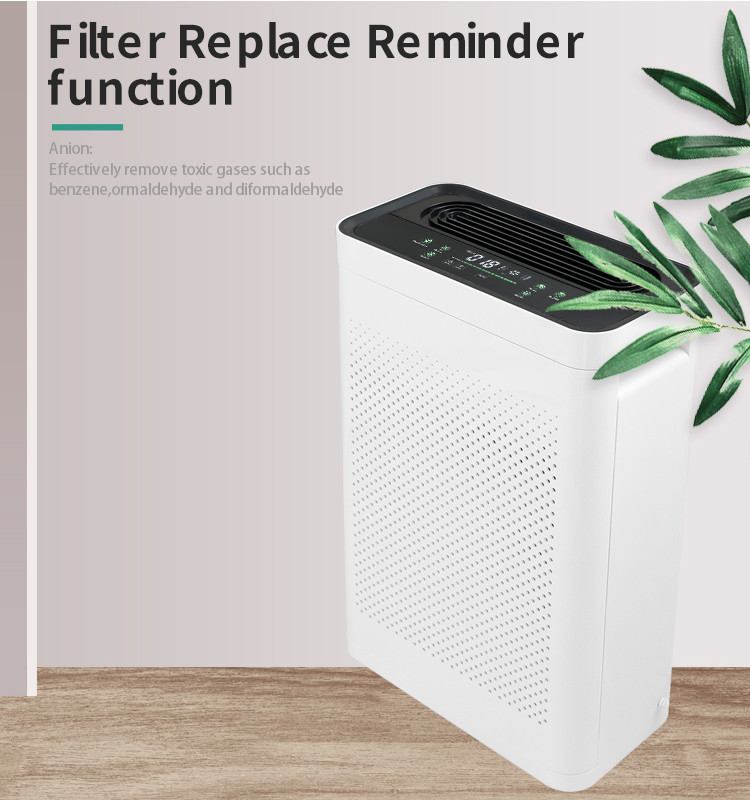 Office Cleaner 40W 30M2 180M3/H Odor Air Purifier