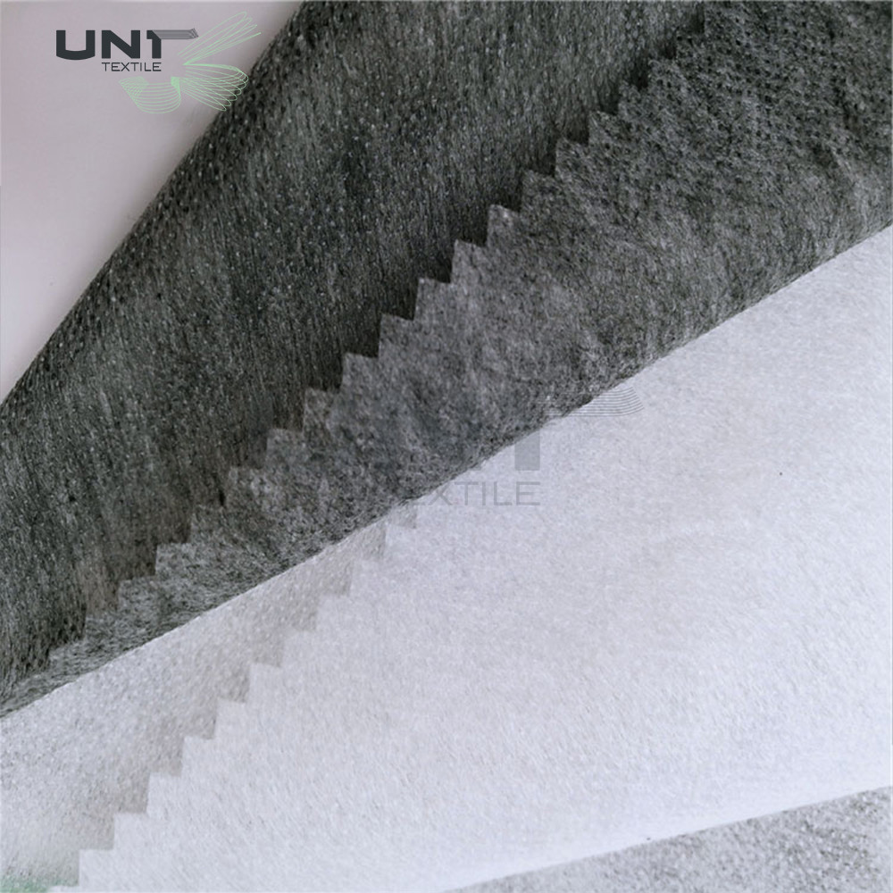 20% Polyester / 80% Nylon Non Woven Interlining Fabric , Paste Interlining Material