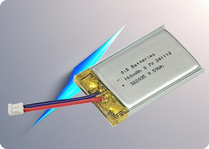 Buy cheap 3.7V 160mAh Lithium Polymer Battery with 300 Cycles and 1C Discharge product