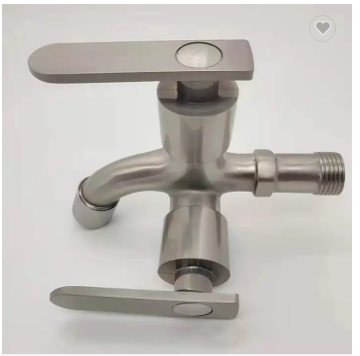 Modern Double Outlet Down Kitchen Mixer Sink Faucets ForWashing Machine Basin