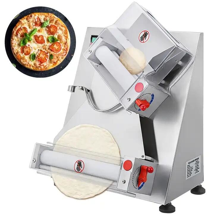 0.37KW Automatic Pizza Making Machine , Pizza Dough Presser Elecrtic Energy