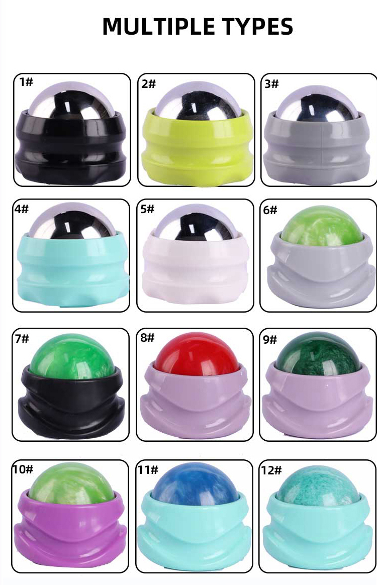 Skyringe Cold Roller Massage Ball Relief pain Easy Carry With Ice Gel