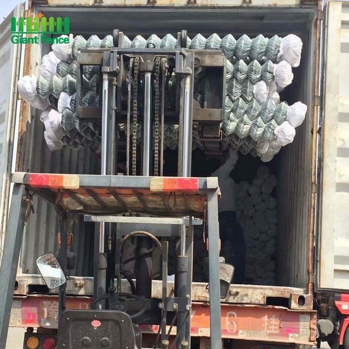 Steel Wire 11gauge Powder Coated Chain Wire Fencing For Stadium Net